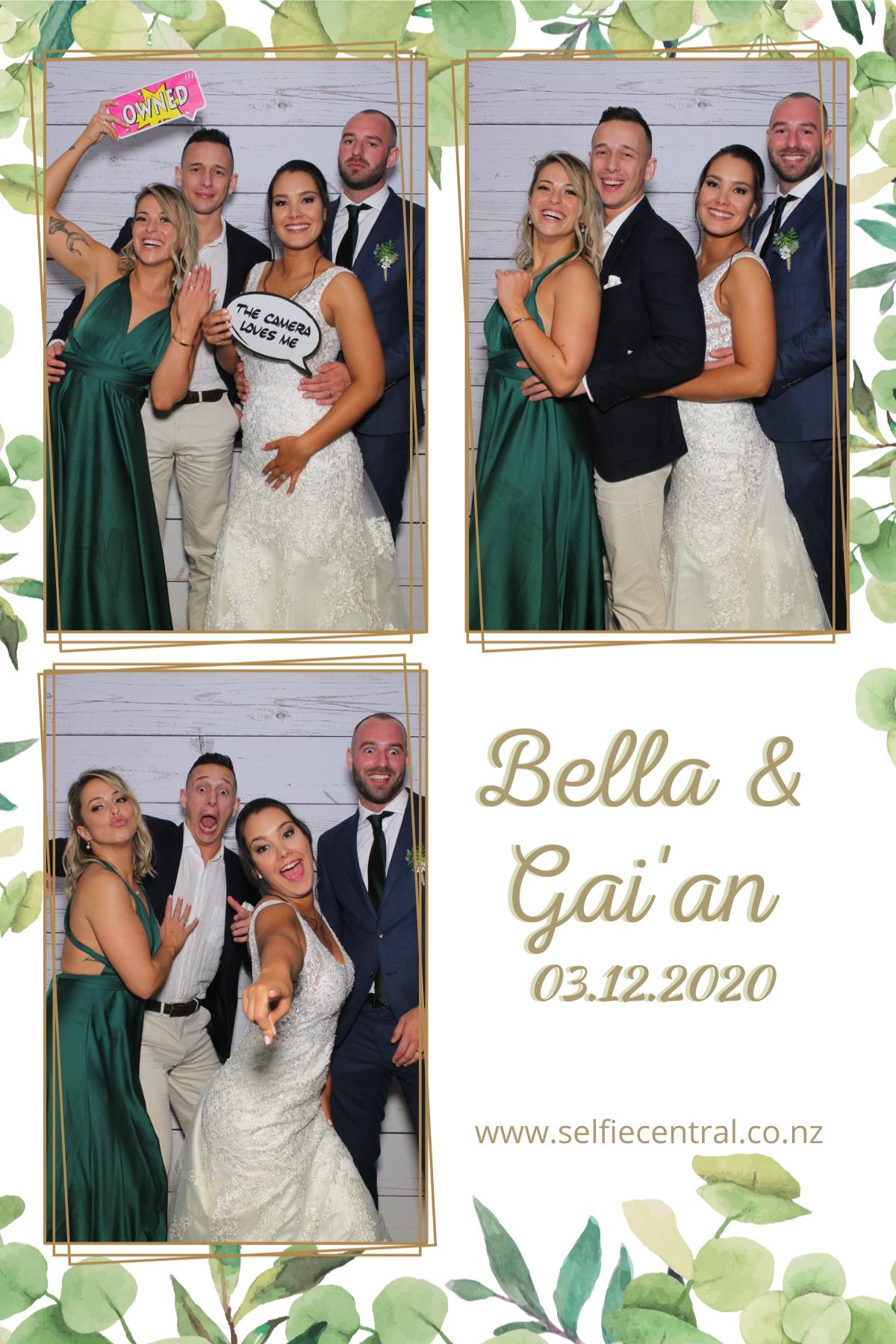 Bella & Gai'an's wedding | View more photos from the event at gallery.photobooth.co.nz/u/SelfieCentral/Bella-Gaians-wedding